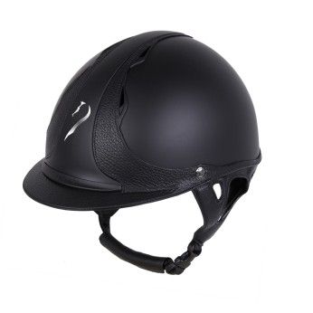 Reference Black/Black logo helmet