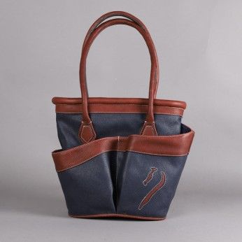 Deauville grooming leather bag