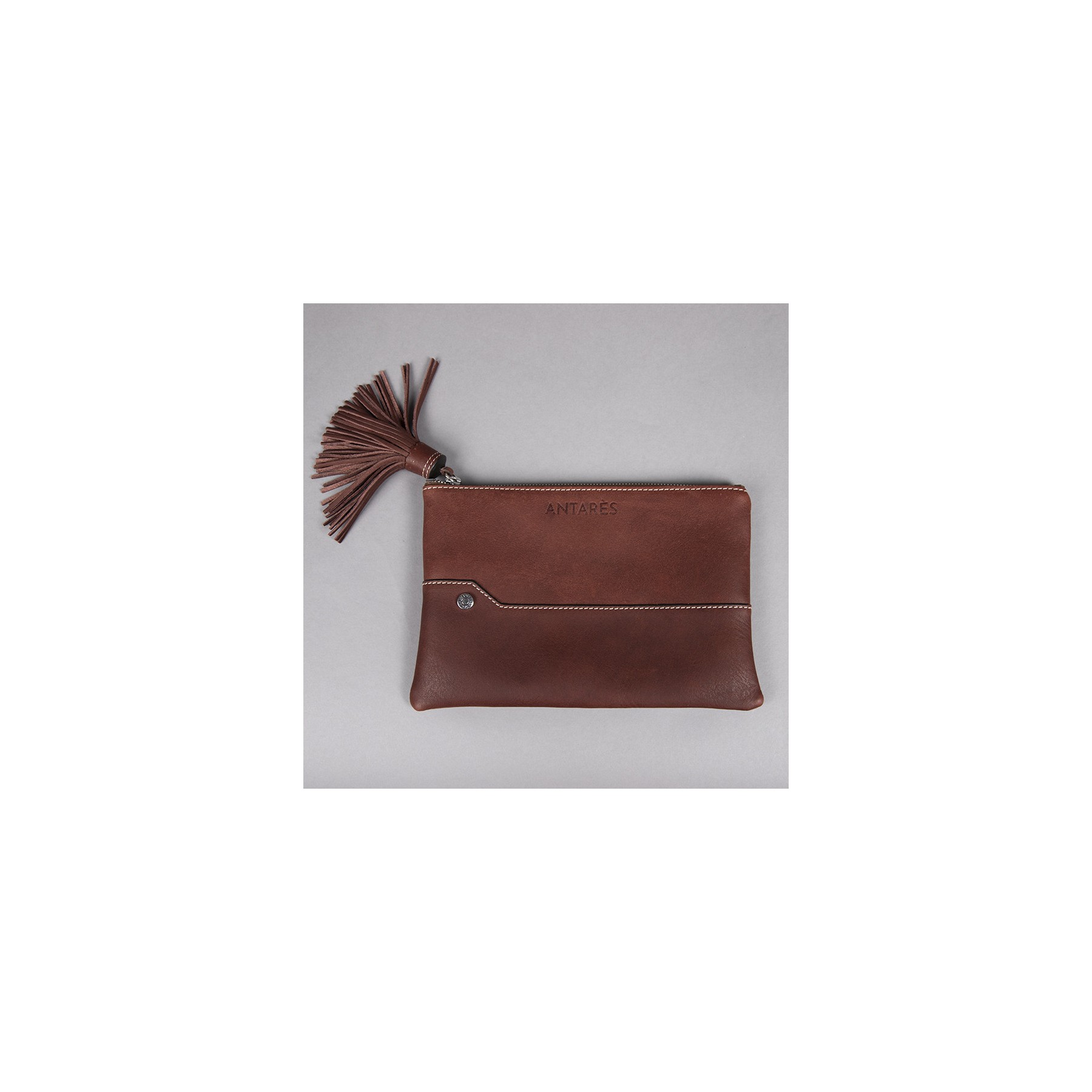 ETHNIC TASSEL PURSE Native American Fringe Leather Bag -  Norway