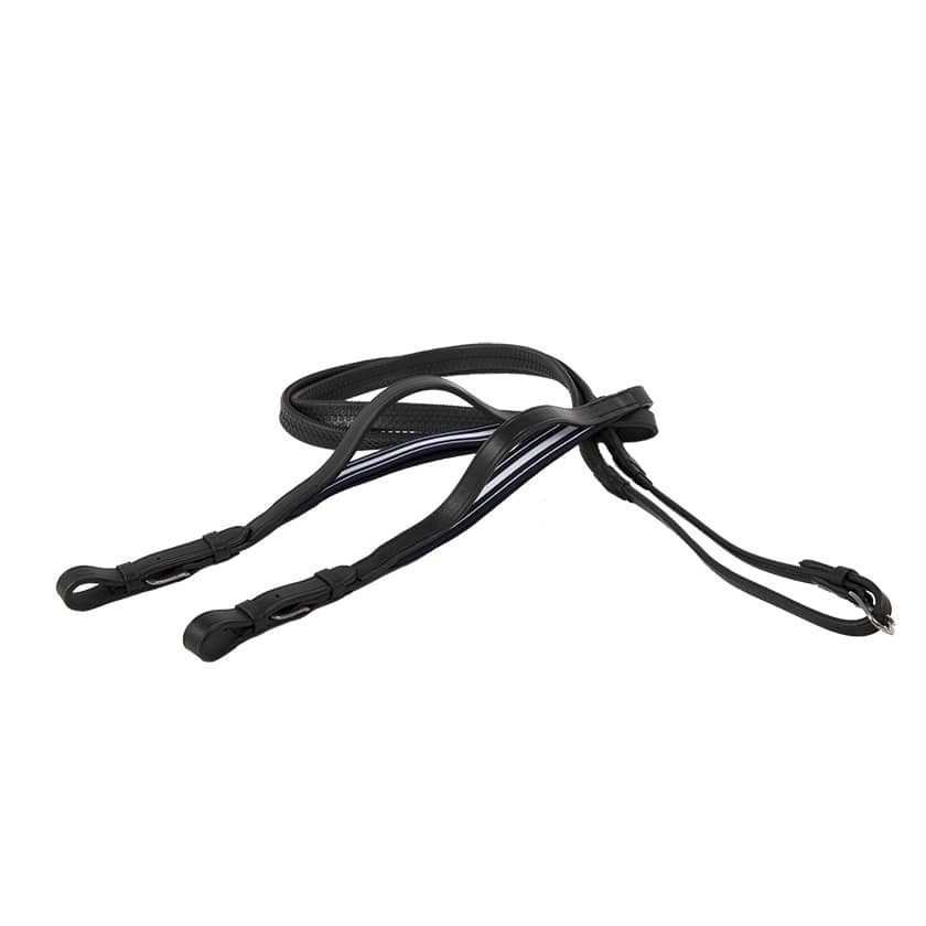 Precision rubber reins with elastic