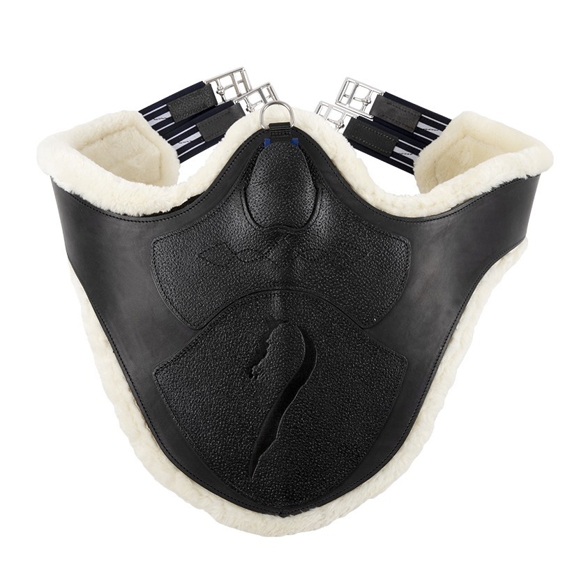 Belly guard girth - leather part