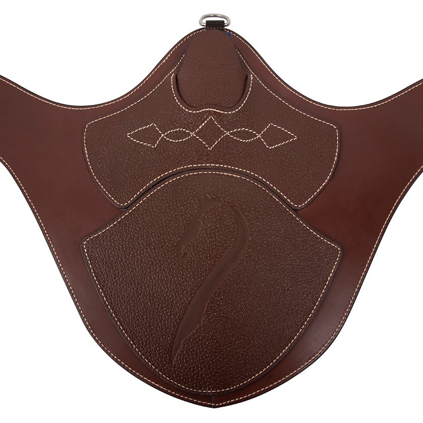 Belly guard girth - leather part