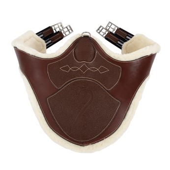 Belly guard girth - leather...