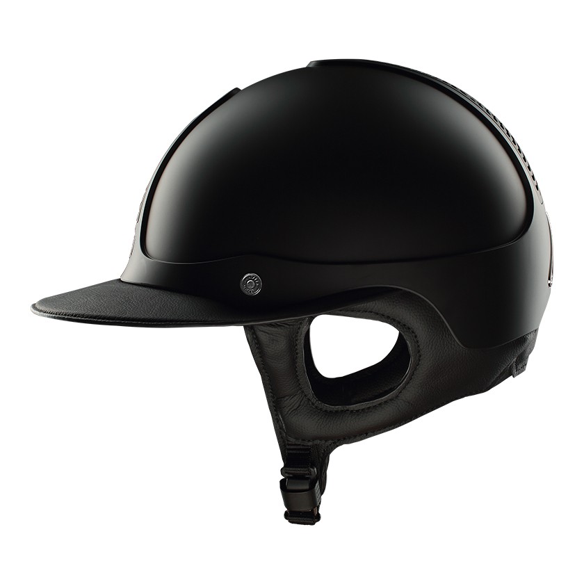 Chrome Galaxy Precision Eclipse riding helmet