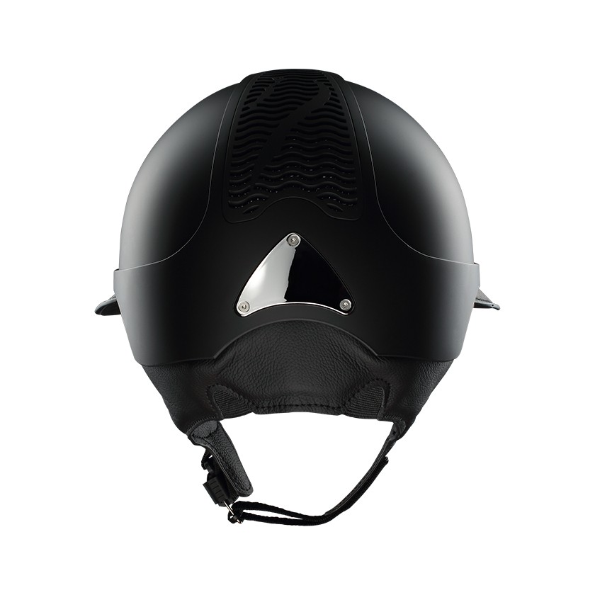 Chrome Galaxy Precision Eclipse riding helmet