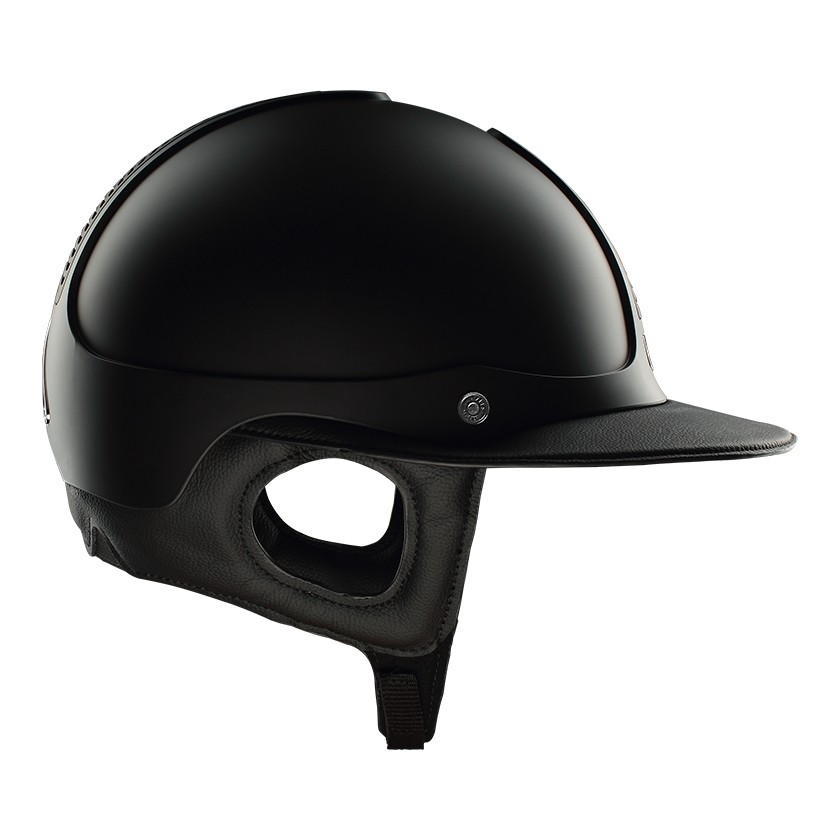 Chrome Galaxy Precision Eclipse riding helmet