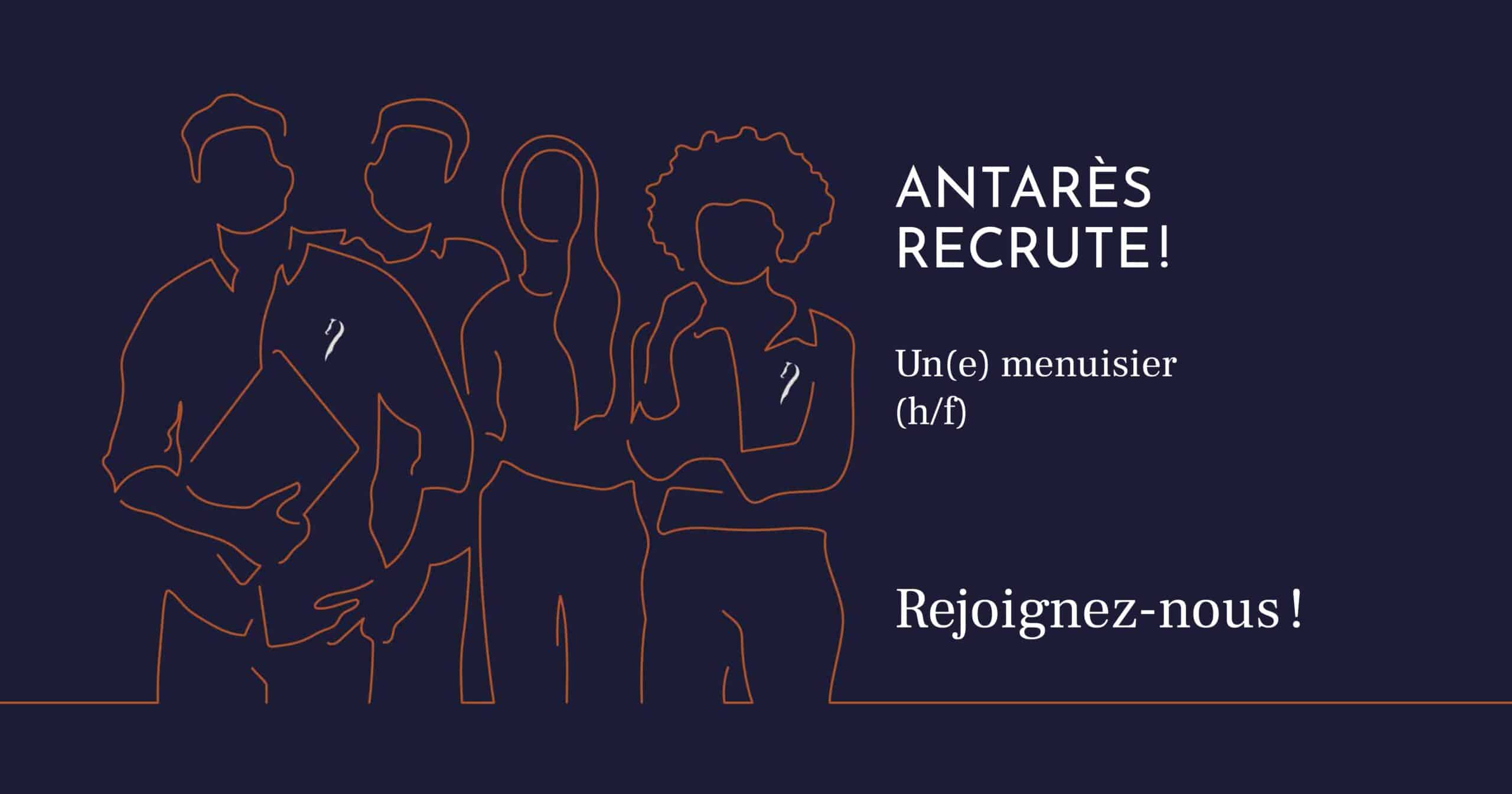 recrutement menuisier antarès