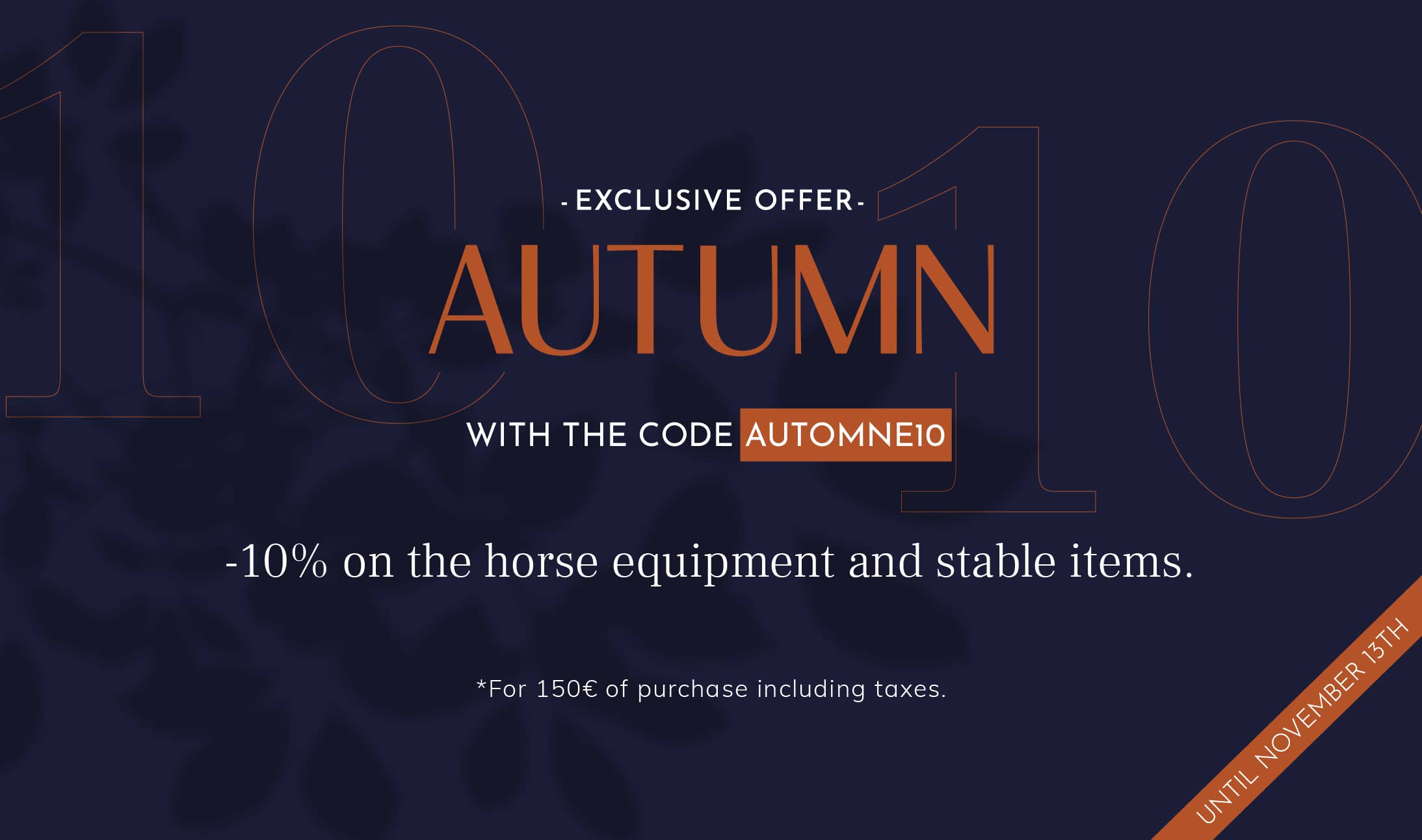 Autumn exclusive offer